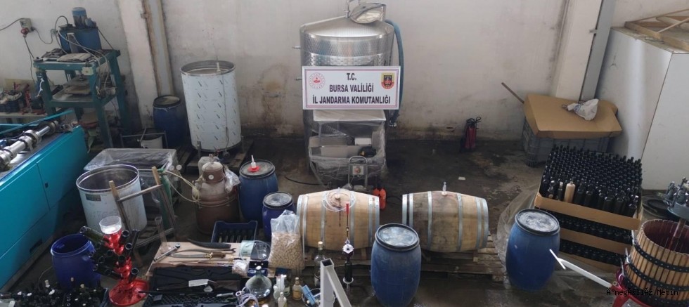 İznik’te kaçak alkol operasyonu: Binlerce litre ve ekipman ele geçirildi