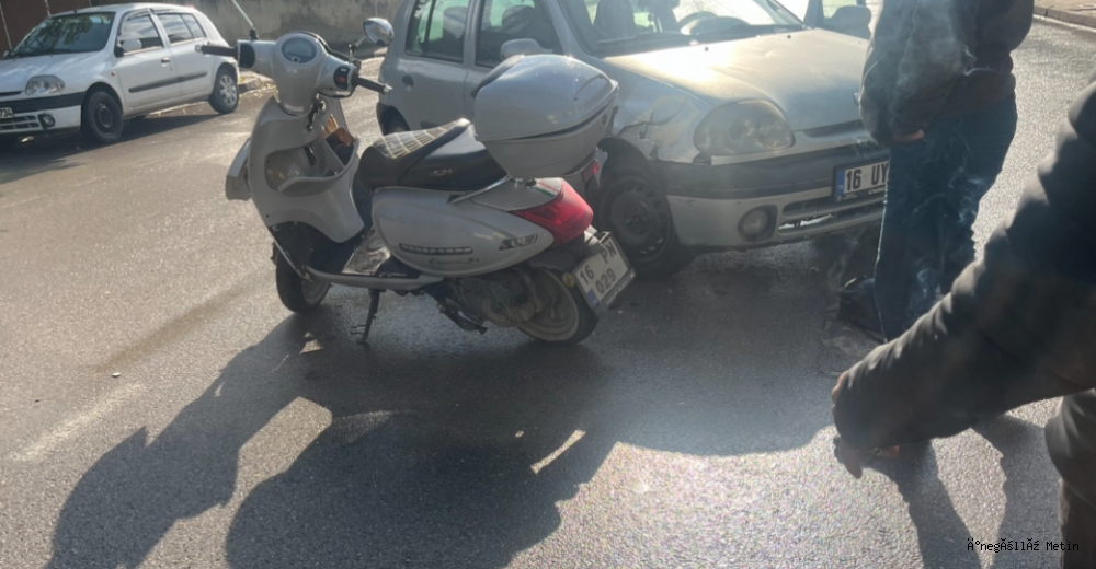 Mahmudiye Mahallesi’nde Trafik Kazası: 1 Yaralı