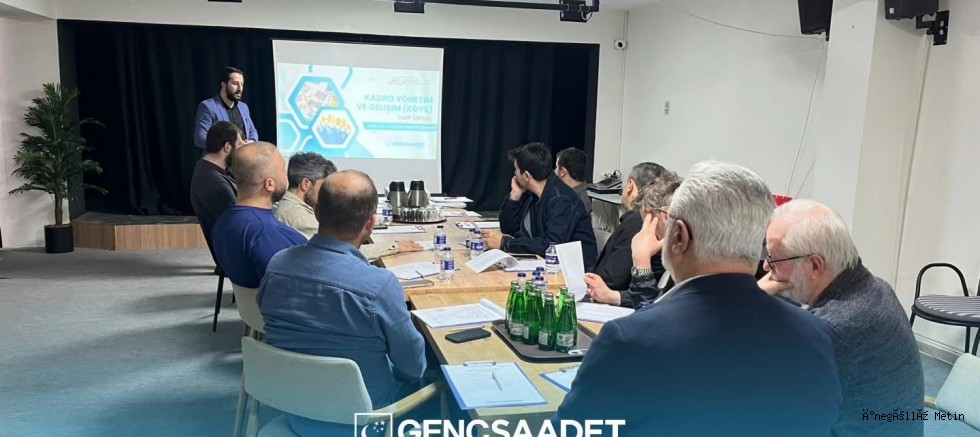 Saadet Partisi Gençlik Kolları ilk çeyrek değerlendirme toplantısını yaptı
