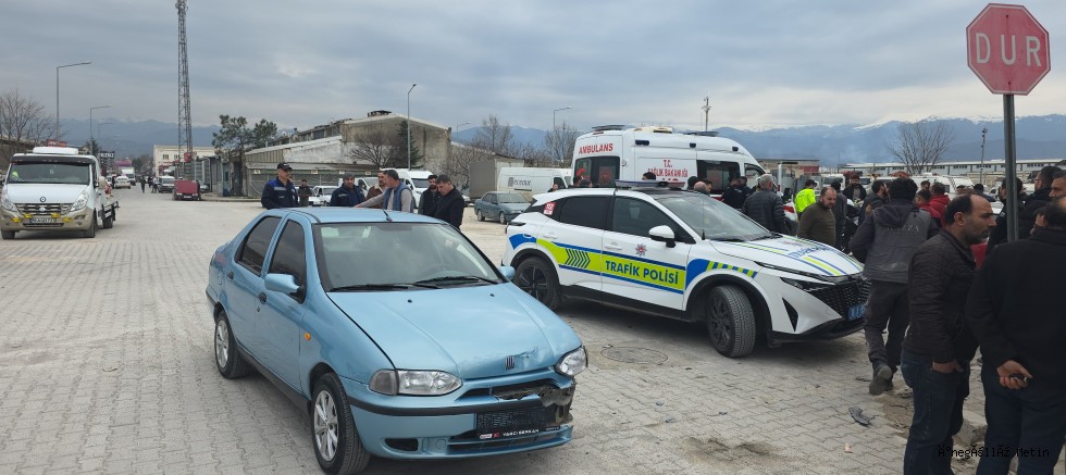 Sinanbey’de Kum Kazası: Motosiklet Sürücüsü Yaralandı