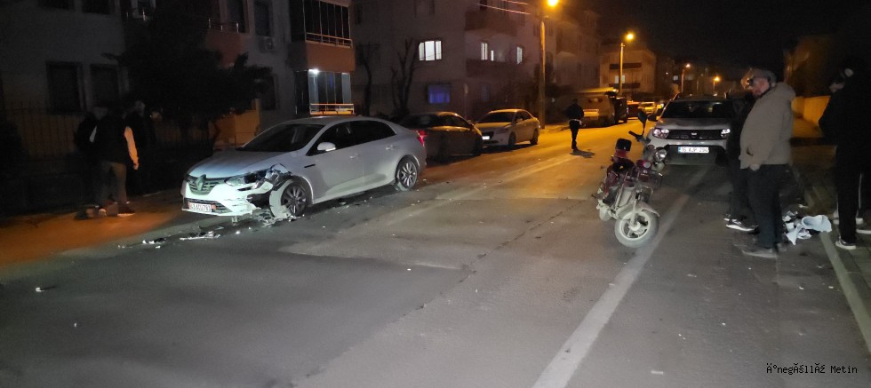 Süleymaniye’de Gece Yarısı Kaza: 2 Genç Yaralandı
