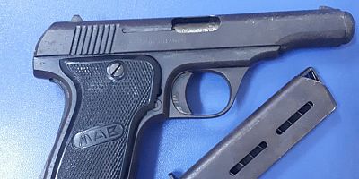 1 RUHSATSIZ TABANCA YAKALANDI.