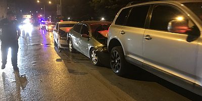 10 araç zincirleme Kaza