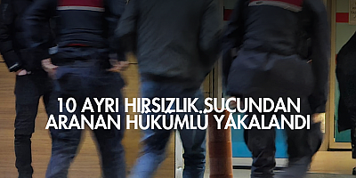 10 Ayrı Hırsızlık Suçundan Aranan Hükümlü Yakalandı