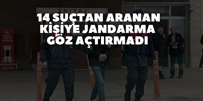 14 Suçtan aranan kişiye Jandarma göz açtırmadı 