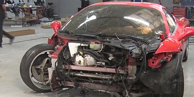 17 milyon liralık Ferrari kazasını yapan usta yaşananları anlattı