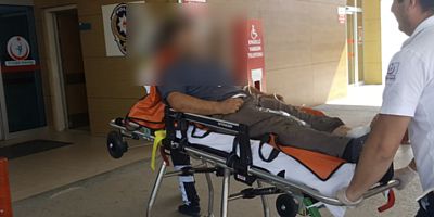 AĞAÇ KESME MOTORU İLE AYAĞINI KESTİ