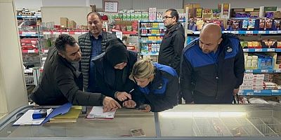 Ağrı Belediyesince yapılan denetim sonucu 5 market mühürlendi