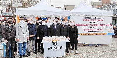 AK Gençlikten ‘Çanakkale Menüsü’
