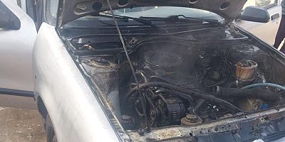 Alanyurt Cumhuriyet Mahallesi’nde Otomobil Yangını