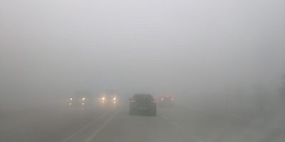 Alanyurt’ta sis trafiği durma noktasına getirdi