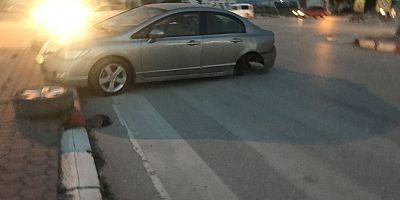 ALANYURT YOLUNDA FECİ KAZA