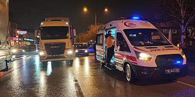 Alanyurt Yolunda Maddi Hasarlı Kaza