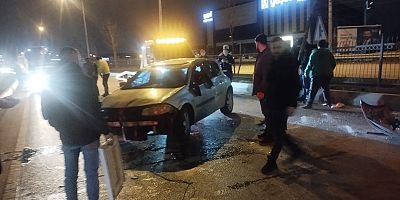 Ankara yolu üzerinde kaza 1 yaralı