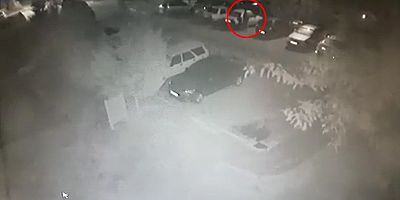 ARAÇ HIRSIZI KAMERALARA YAKALANDI