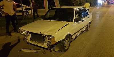 Araçlar hurdaya döndü, 1 kişi yaralandı