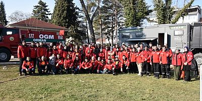 Arama kurtarma ekibine ‘orman yangınlarına müdahale’ eğitimi verildi