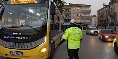 Artan vakaların ardından halk otobüsleri denetlendi
