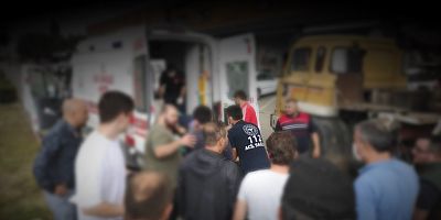 ATV devrildi 2 kişi Yaralı