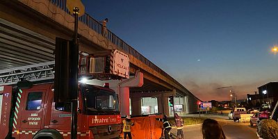 Avarlar Köprülü kavşaktaki köprüde intihar girişimi 