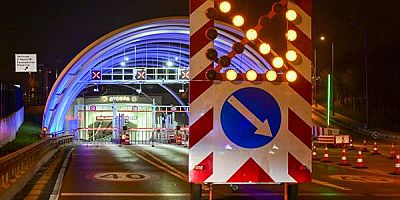 Avrasya Tüneli bakım çalışması nedeniyle trafiğe kapatıldı