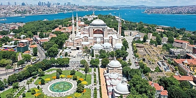 AYASOFYA CAMii AÇILDI iNEGöLLüLER AKIN ETTi