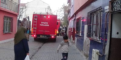 Baca yangını korkuttu