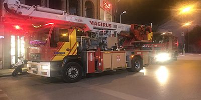 Baca yangını korkuttu