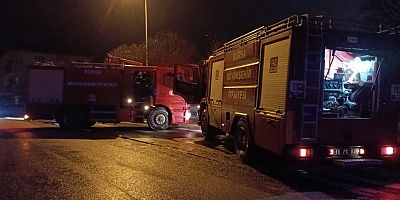 BAHÇE KENARINDAKİ TAVUK KÜMESİNDE YANGIN