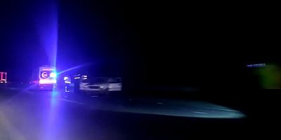 Bariyerlere çarpan araçta bir kişi yaralandı