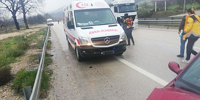 BARİYERLERE ÇARPARAK DURDU