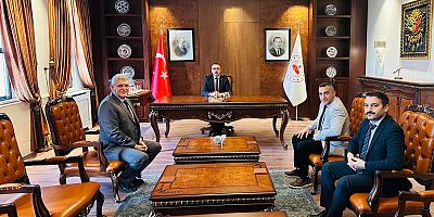 Başhekim Durmuş’tan Kaymakam Arslan’a ziyaret