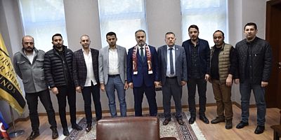 BAŞKAN AKTAŞ'I ZİYARET ETTİ