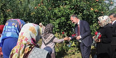 BAŞKAN TABAN ÇİFTÇİ KADINLARIN GÜNÜNÜ KUTLADI
