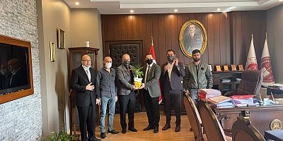 Bayburtlular Derneğin  protokolü ziyaret etti