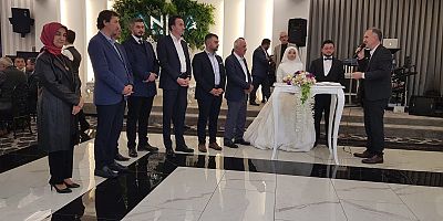 Baykal ve Çiğdem ailelerinin mutlu günü