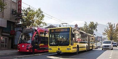 Bayramda  Bursa'da toplu ulaşım ücretsiz 