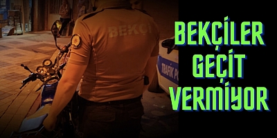 Bekçiler geçit vermiyor