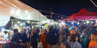 Bilecik Pazaryeri panayırında insan seli