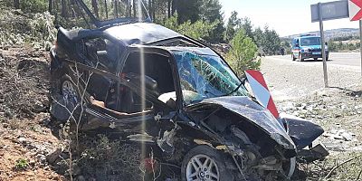 Bilecik'te otomobilin devrildiği kazada 5 kişi yaralandı