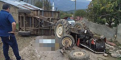 Bilecik'te traktörün devrilmesi sonucu 1 kişi öldü, 1 kişi yaralandı