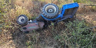 Bilecik'te traktörün devrilmesi sonucu 1 kişi öldü
