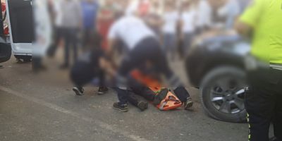 BİSİKLETTEN DÜŞEREK YARALANDI