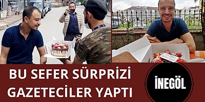 Bu sefer sürprizi gazeteciler yaptı