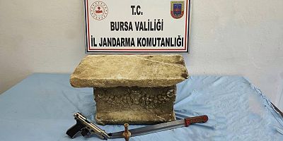 Bursa’da 100 bin dolara satılmak istenen tarihi eser ele geçirildi