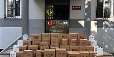 Bursa'da 1140 litre etil alkol ele geçirildi