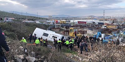 Bursa’da 9 kişinin yaralandığı kazada tır şoförü gözaltına alındı