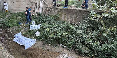 Bursa'da dere içinde  Ölü bulundu
