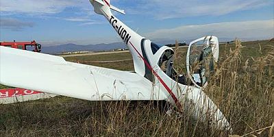 Bursa’da Eğitim Uçağı Pistten Çıktı: Pilot Yaralandı