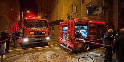 Bursa'da evde çıkan yangında felçli hasta ağır yaralandı